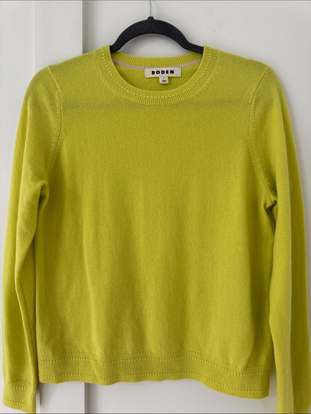Boden Cashmere Crewneck Sweater M